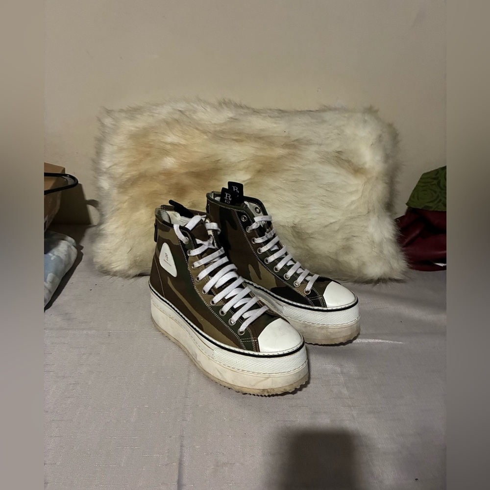 R13 Courtney Sneaker CAMO
